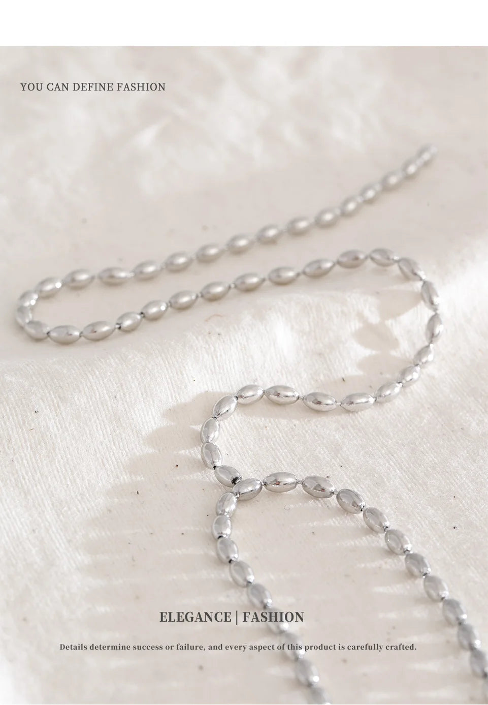 Minimal Layer Chain Necklace