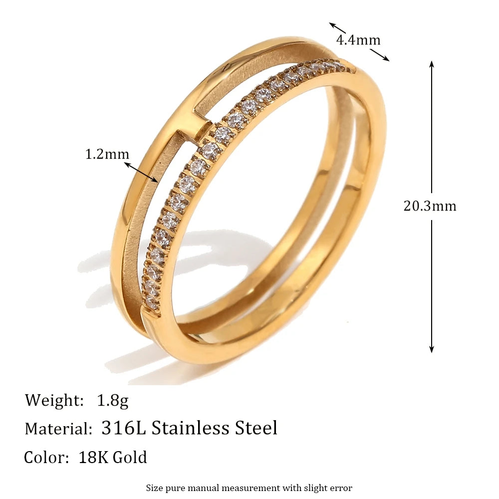 Diamond Line Eternity Band