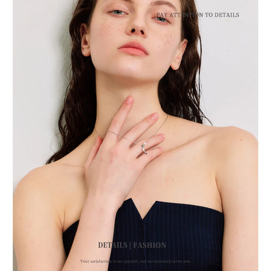 Crescent Pearl Necklace