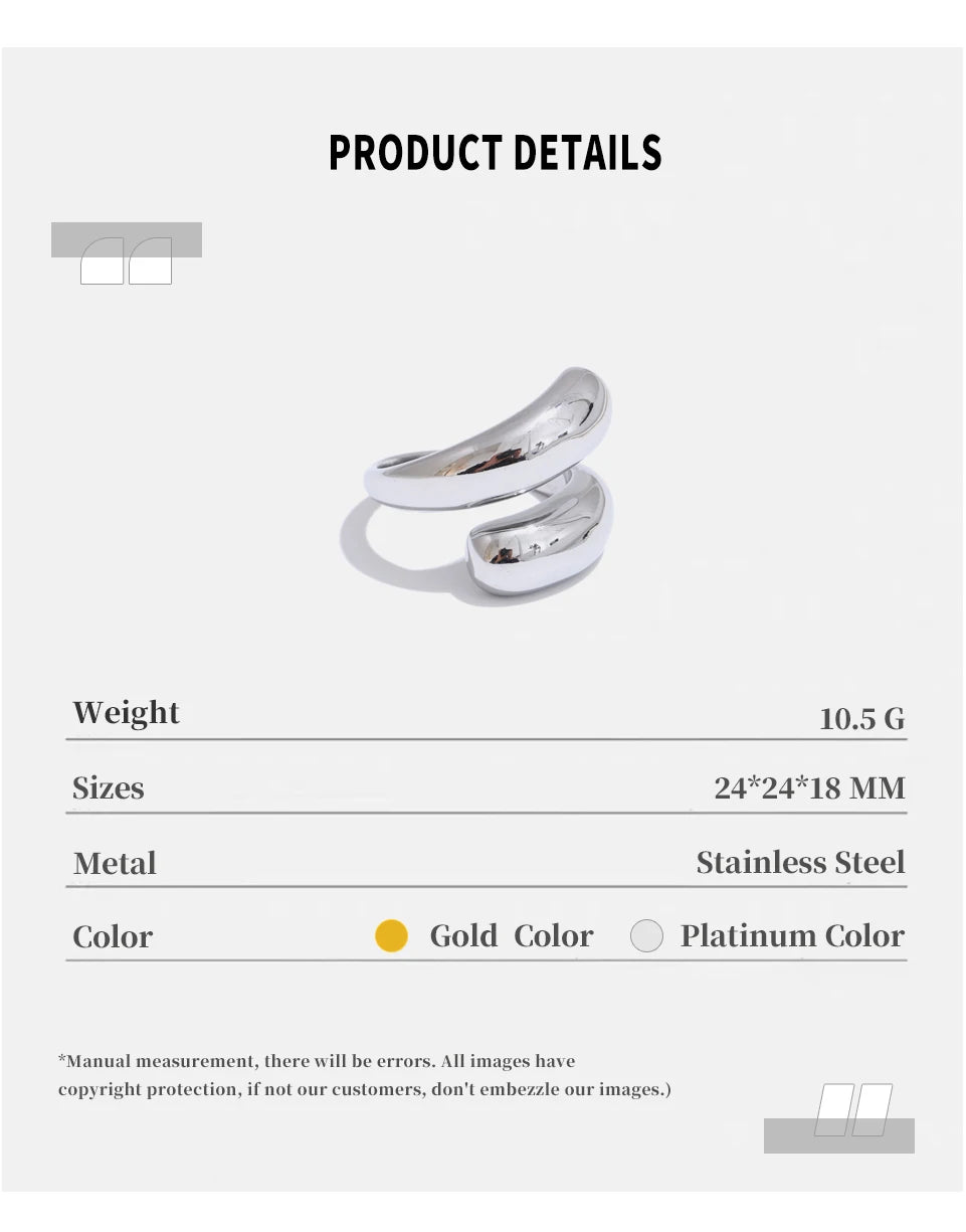 Structured Open Ring