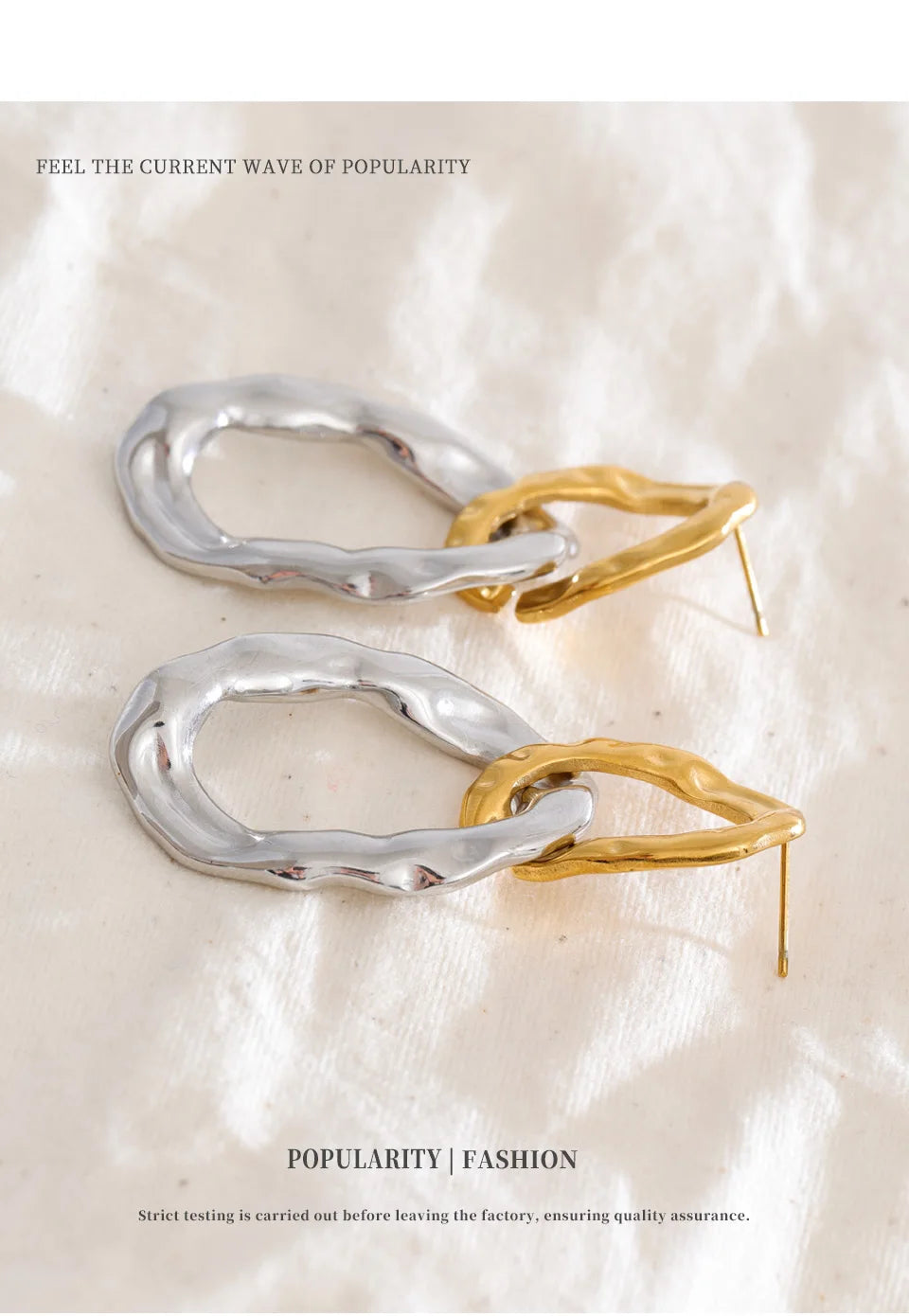 Dual Texture Earrings