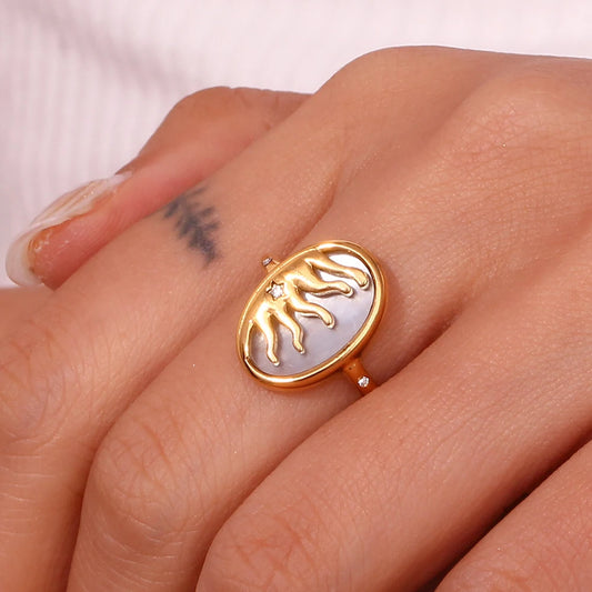 Sun Flame Aura Ring