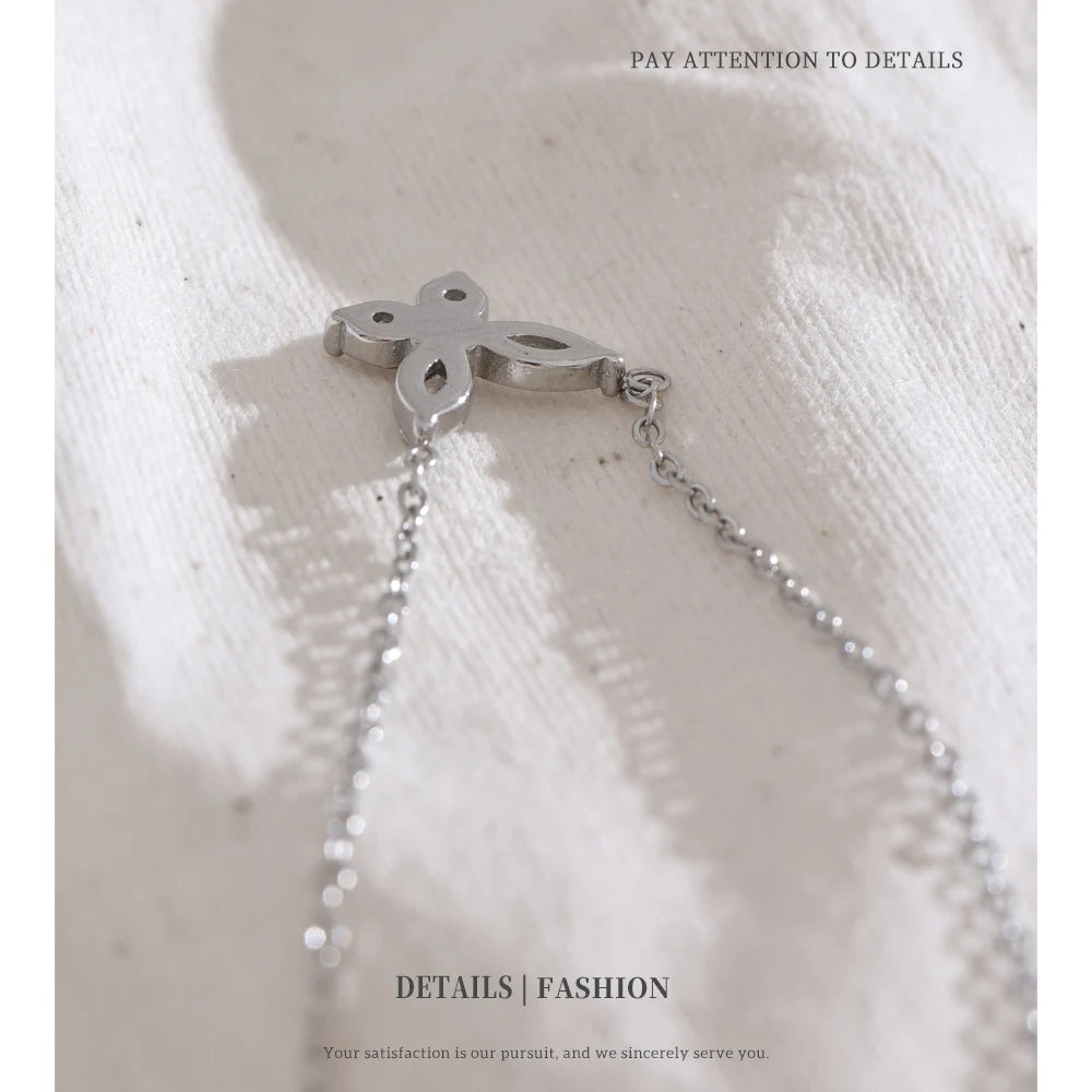 Crystal Butterfly Necklace