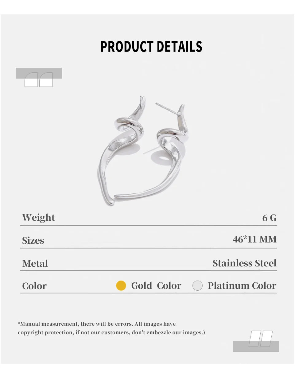 Lightning Statement Earrings