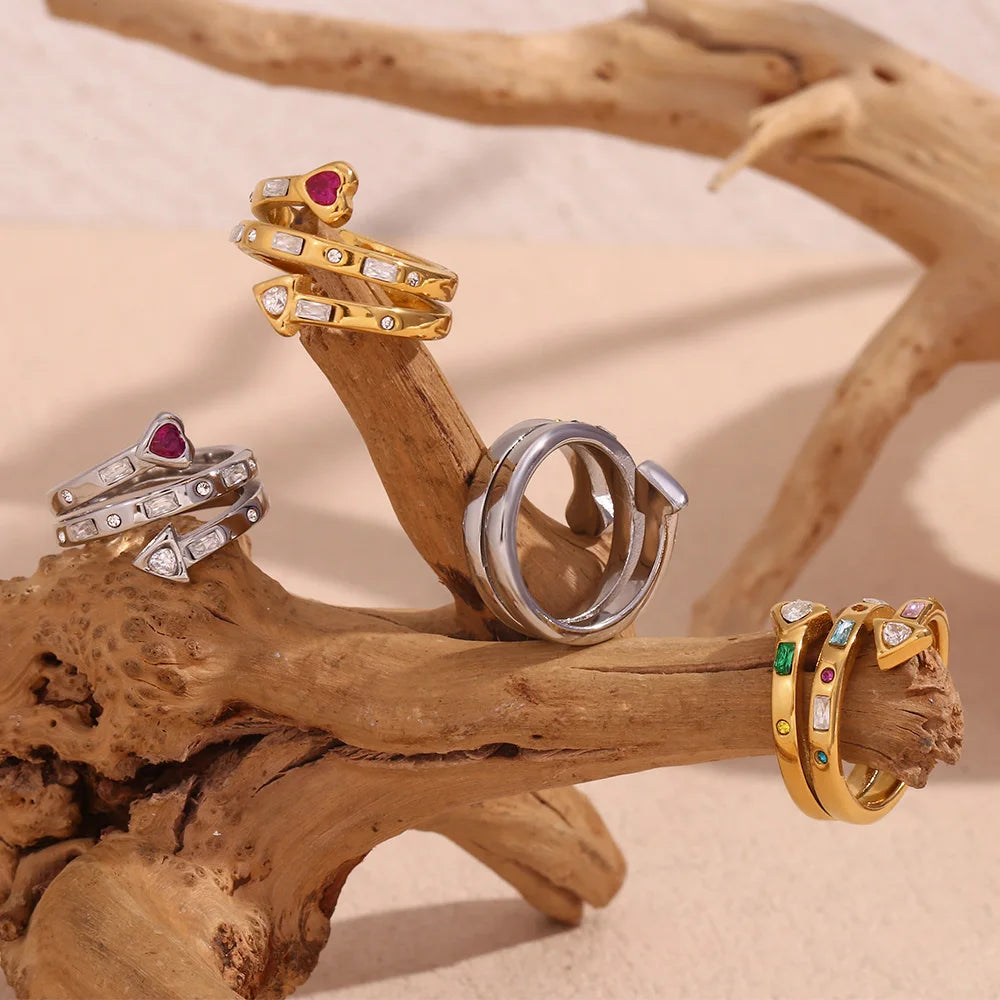 Chunky Golden Chain Ring