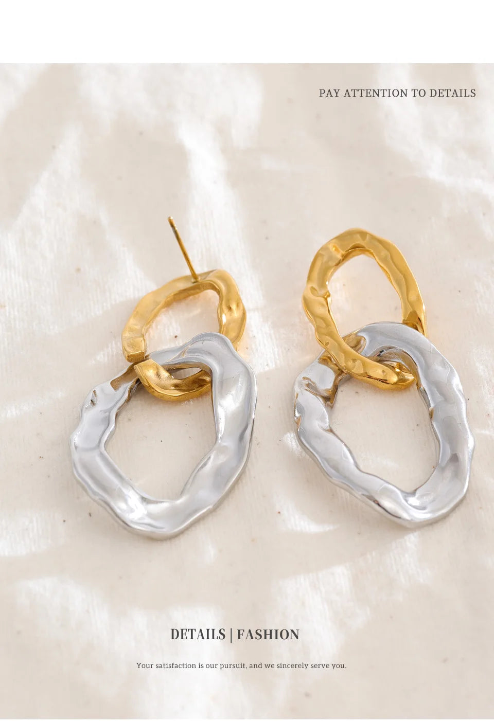 Dual Texture Earrings