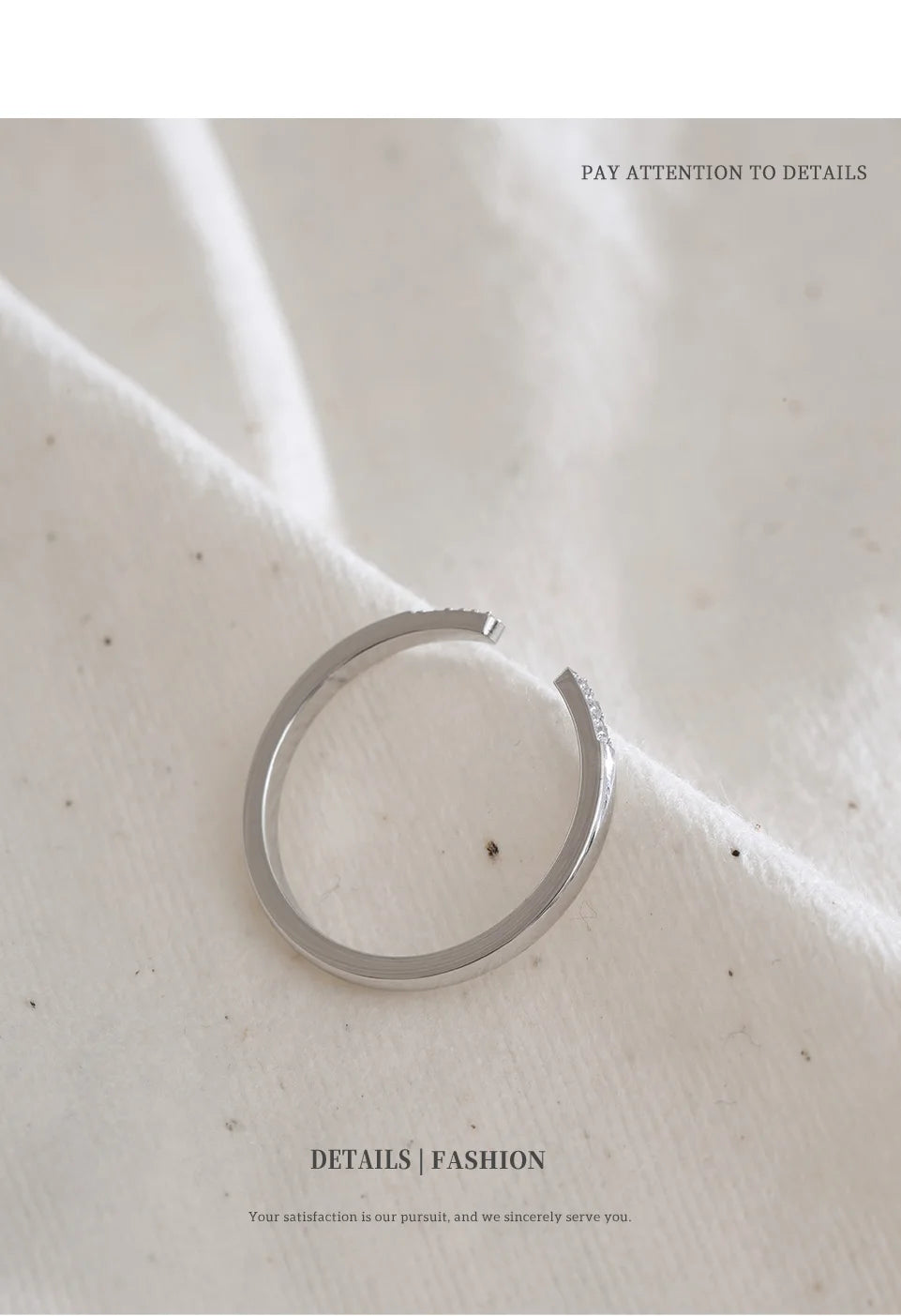 Minimal Open Crystal Cuff