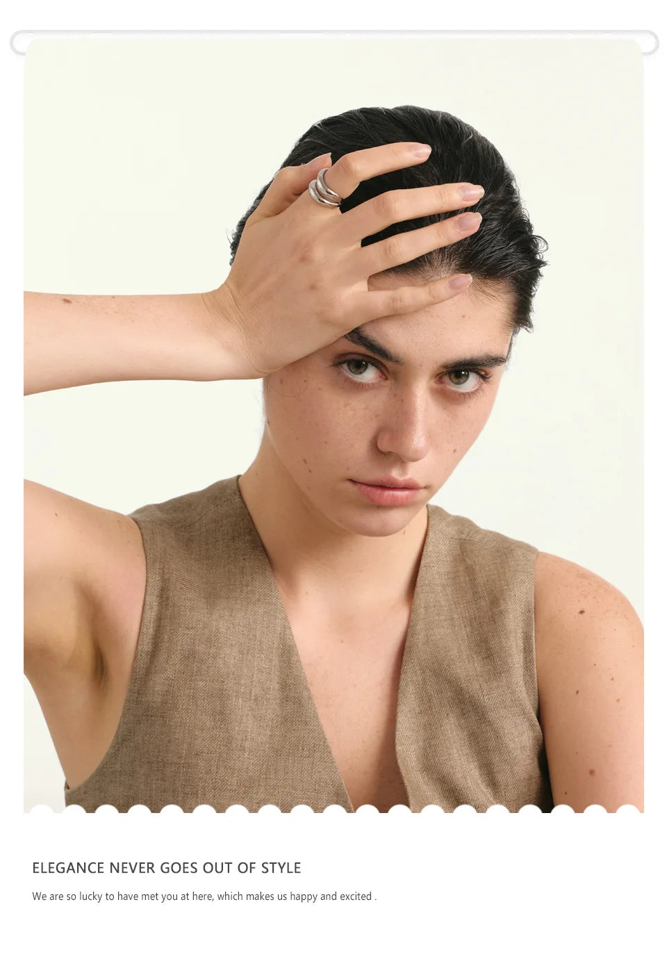 Structured Open Ring