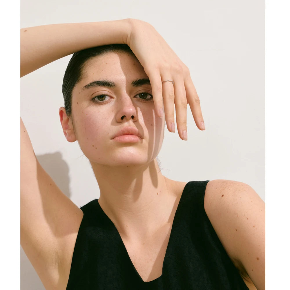 Minimal Silver Wave Ring