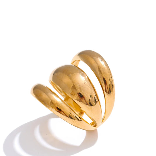 Chunky Gold Dome Ring