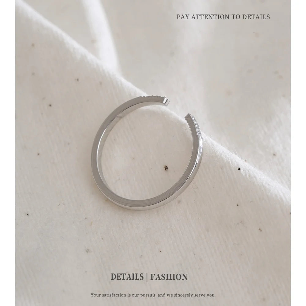 Minimal Open Crystal Cuff