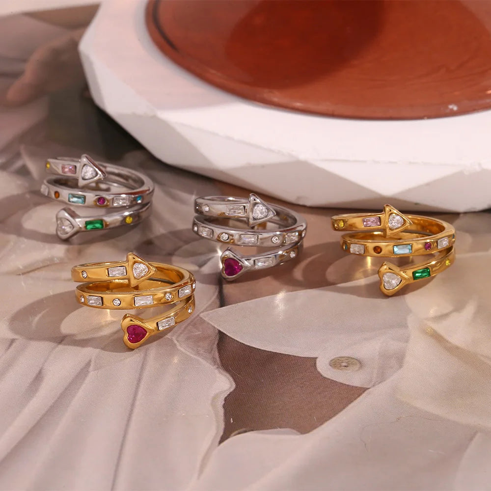 Chunky Golden Chain Ring