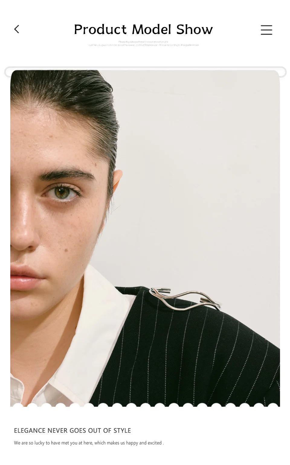 Double Wave Cuff Bracelet