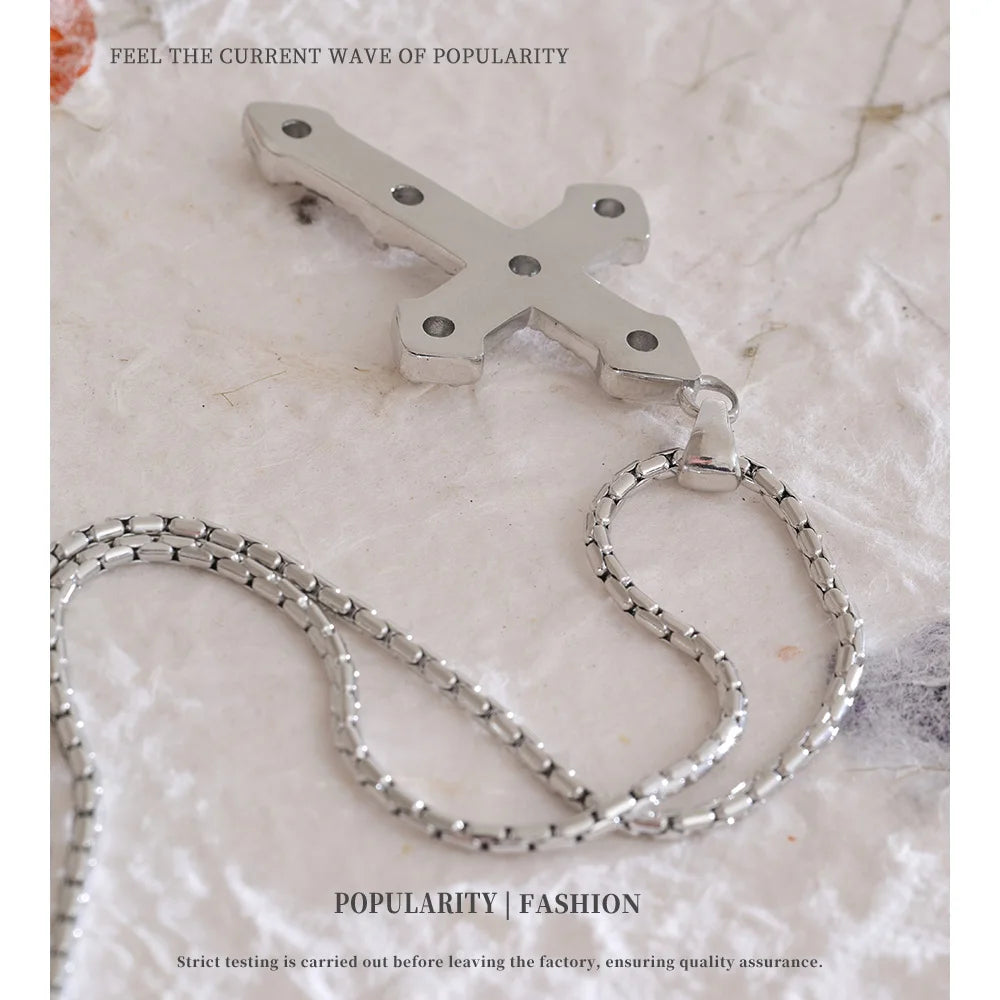 Cross Crystal Necklace