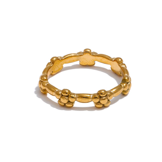 Floral Band Ring