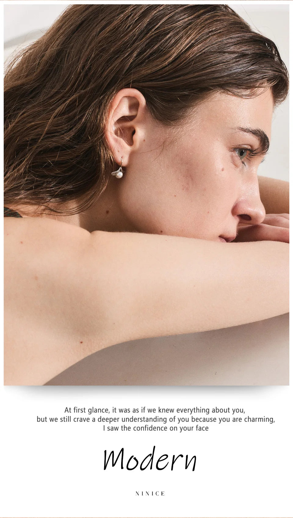 Silver Pearl Drop Earrings