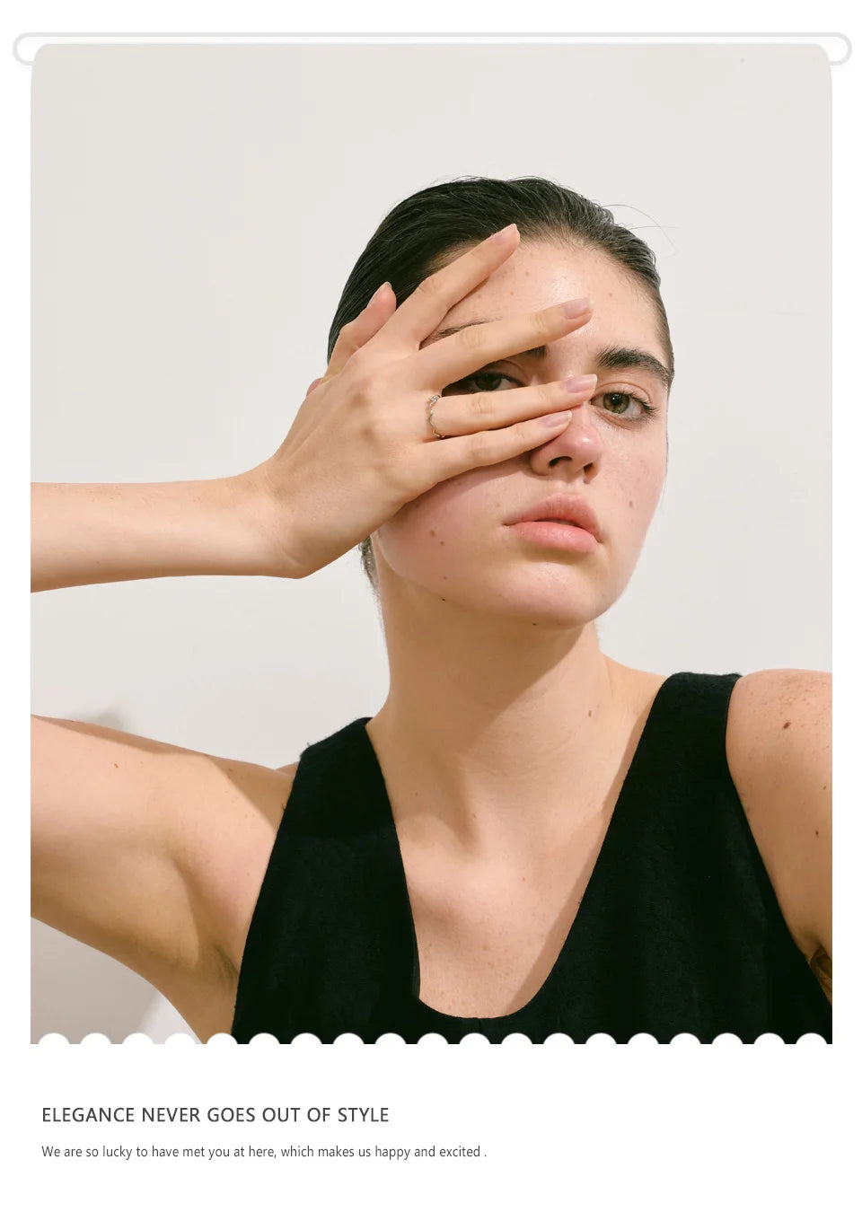 Minimal Silver Wave Ring