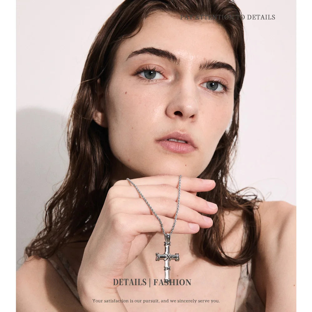 Cross Crystal Necklace