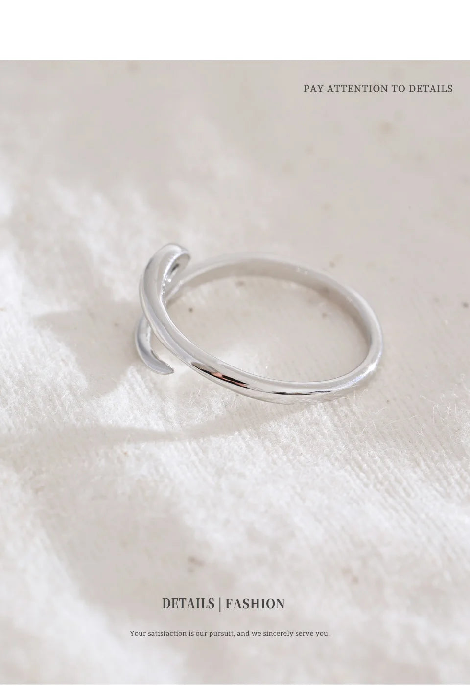 Swirl Crystal Ring