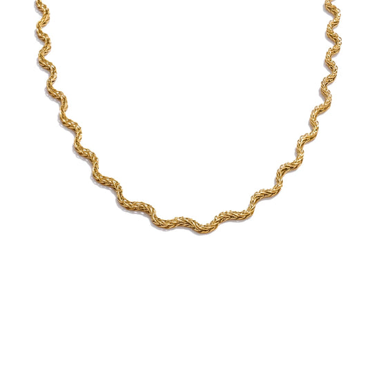 Wavy Chain Necklace