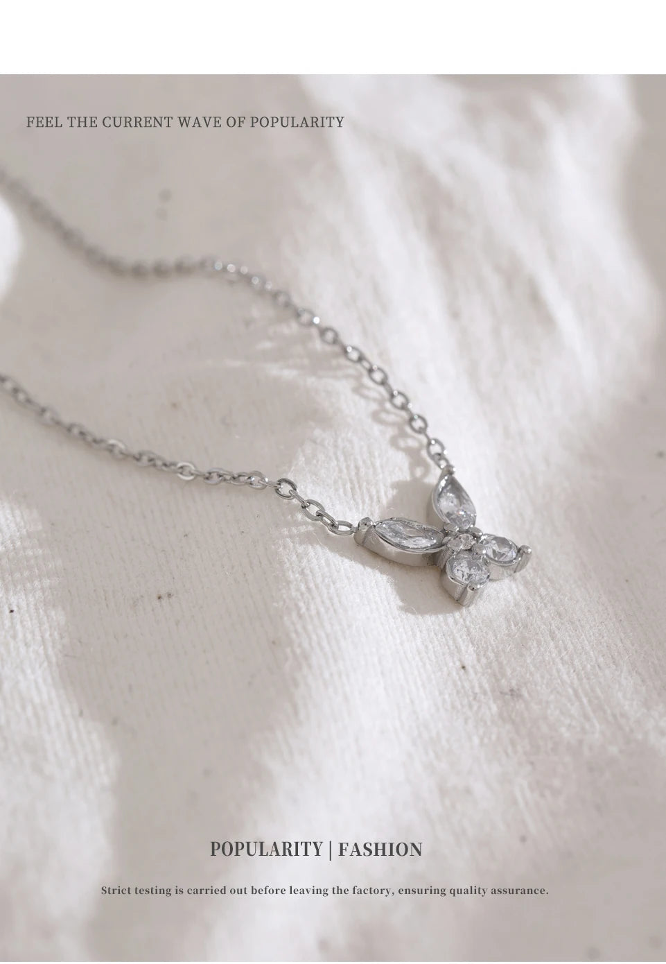 Crystal Butterfly Necklace