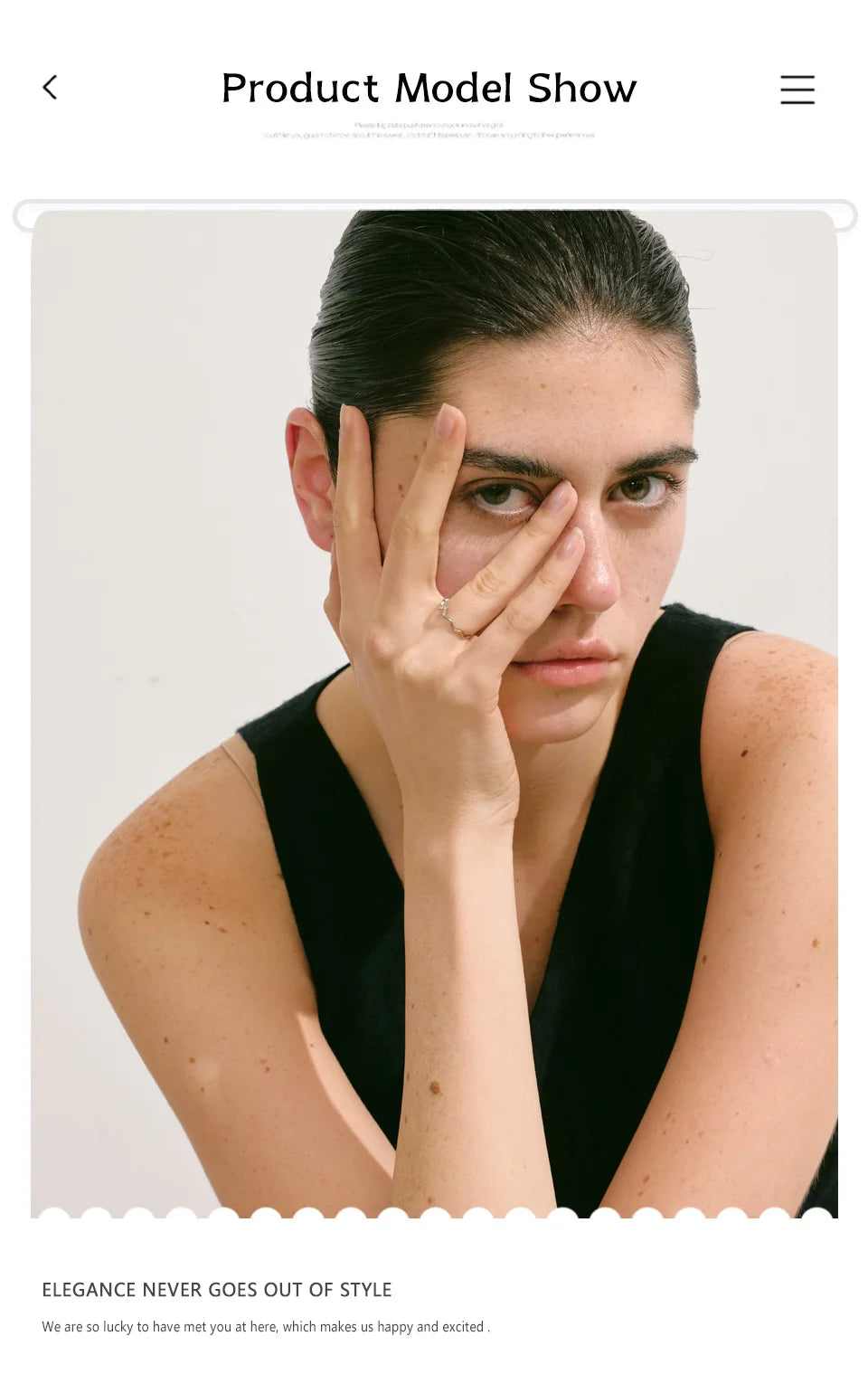 Minimal Silver Wave Ring