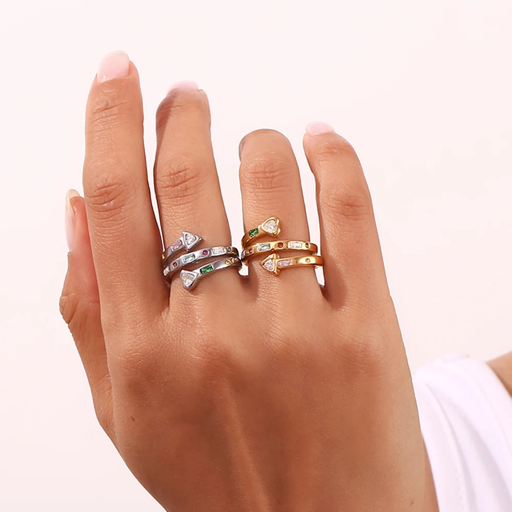 Chunky Golden Chain Ring