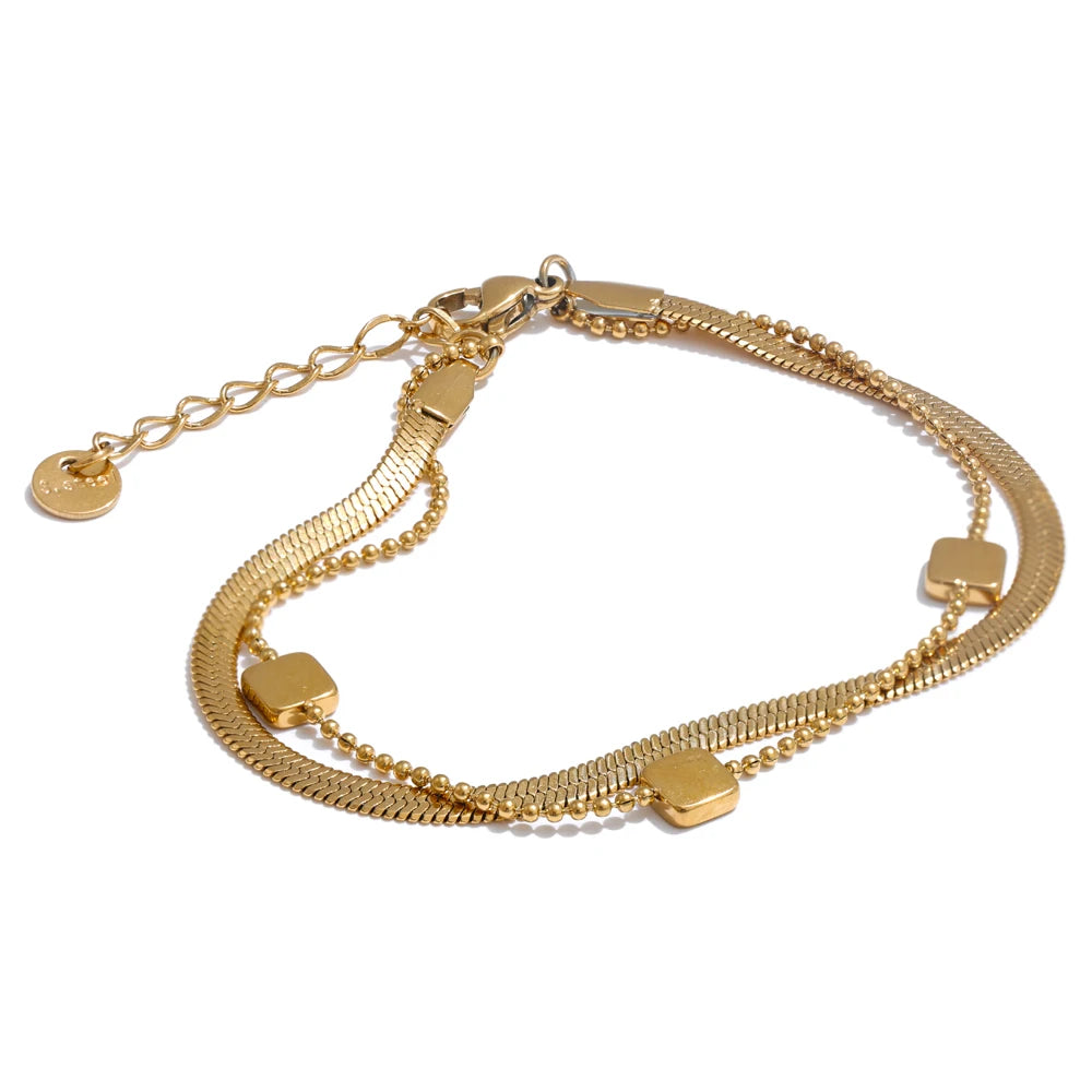 Adjustable Disc Bracelet