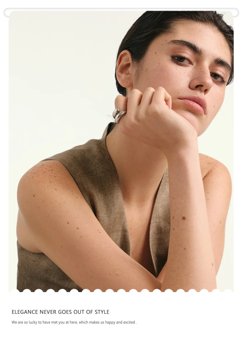 Structured Open Ring