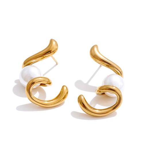 Twin Curve Earrings