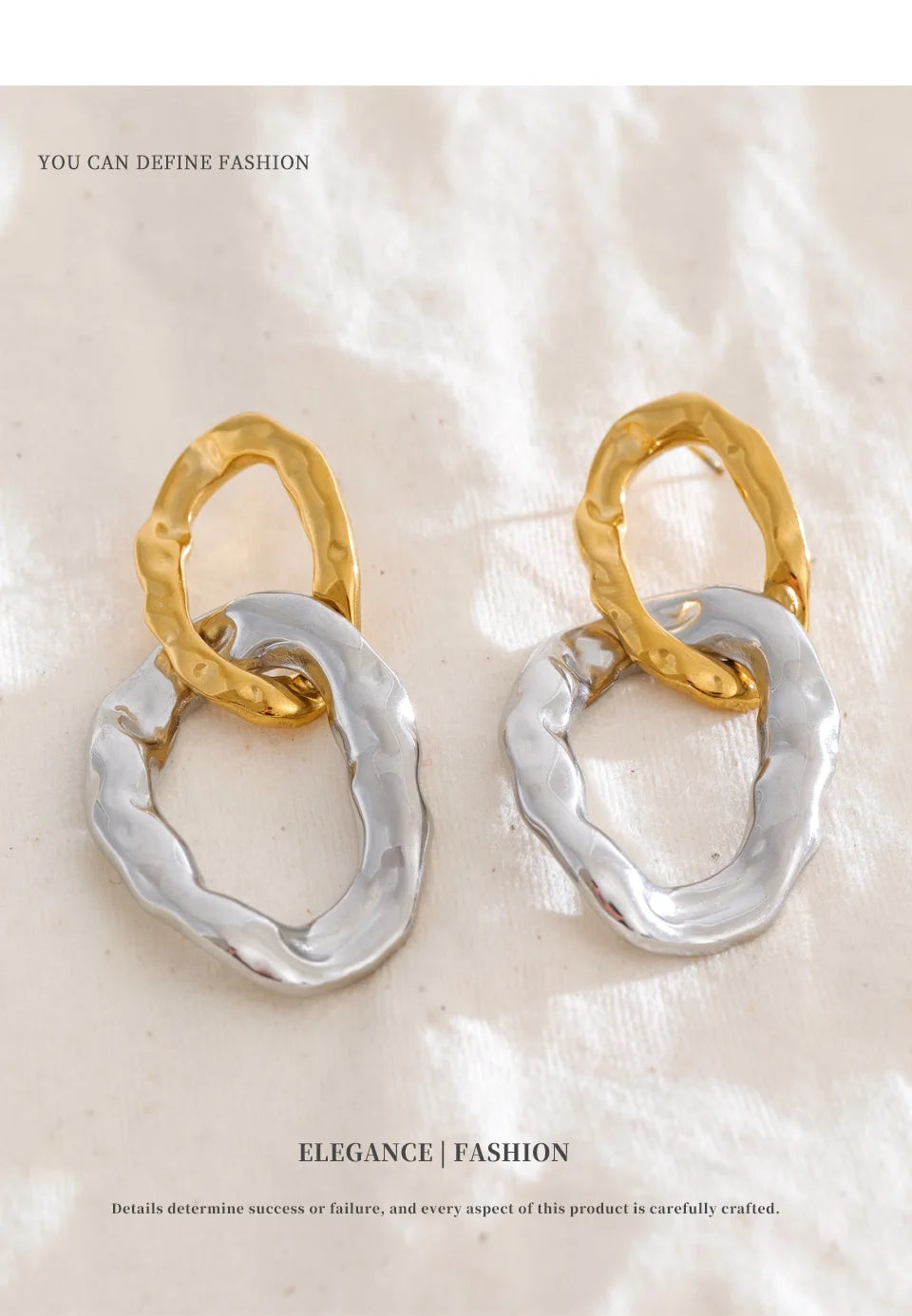 Dual Texture Earrings