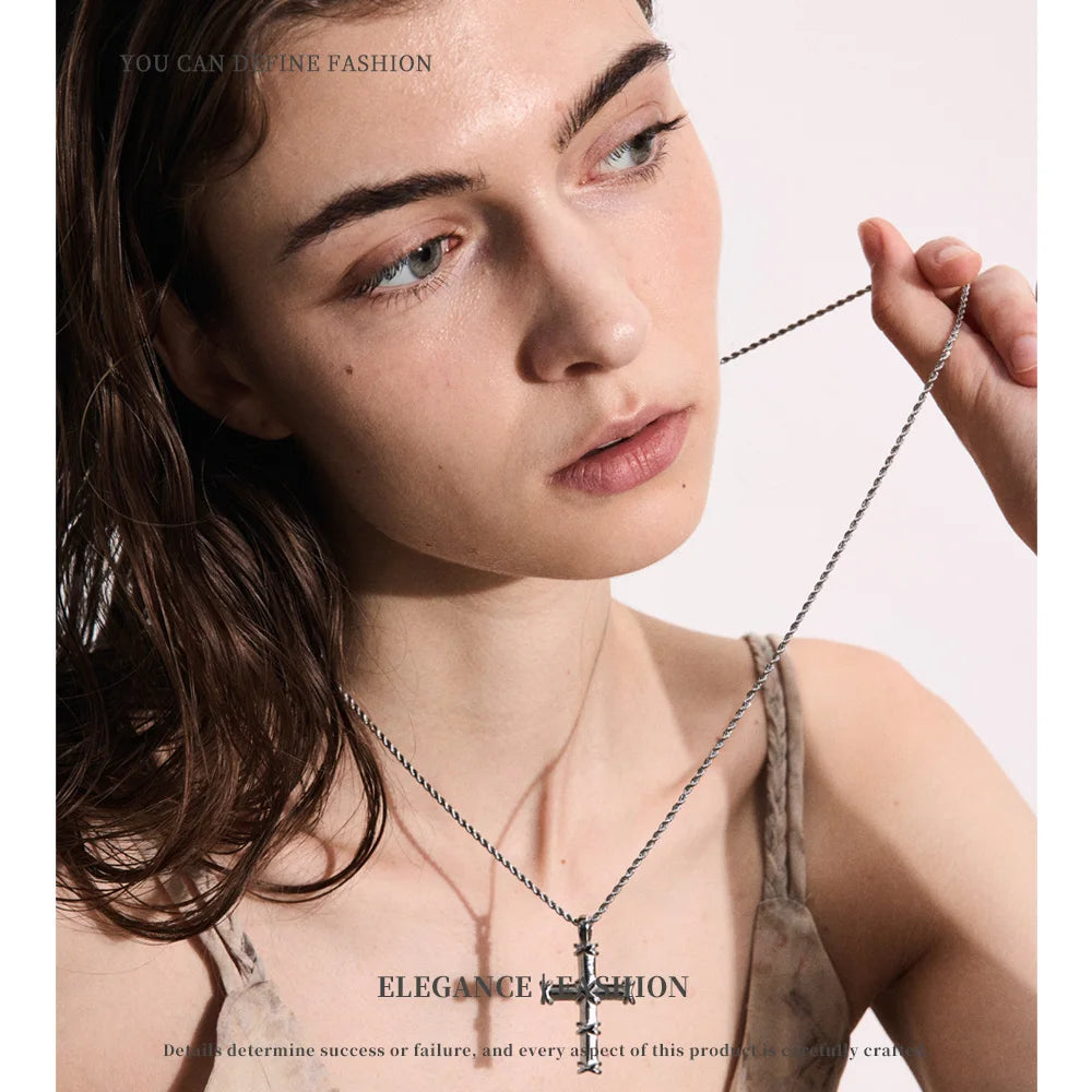 Cross Crystal Necklace