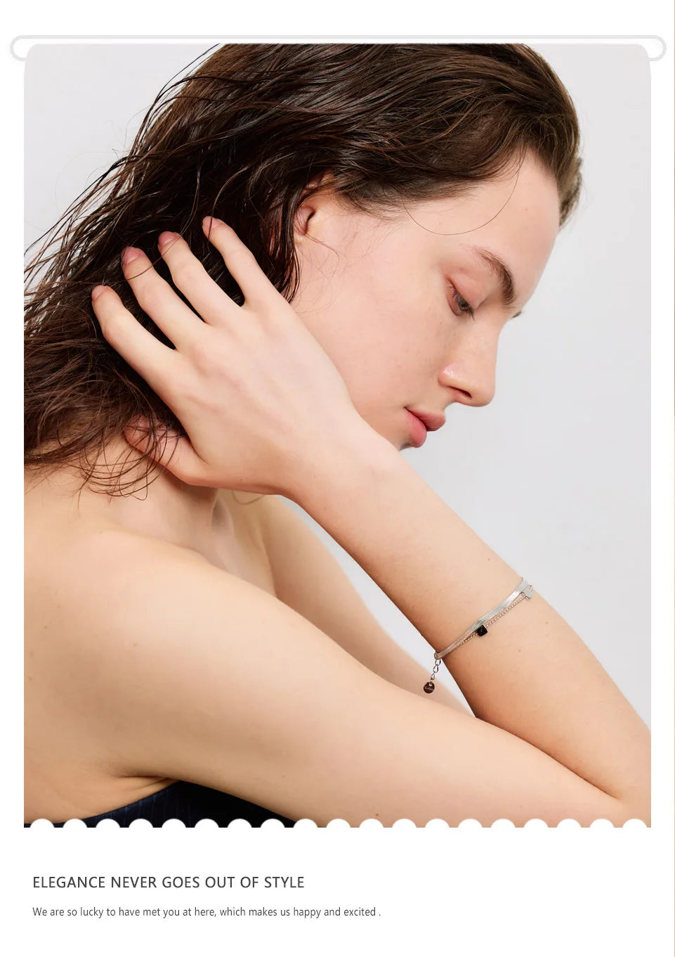 Adjustable Disc Bracelet