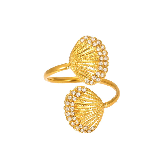 Shell Open Ring