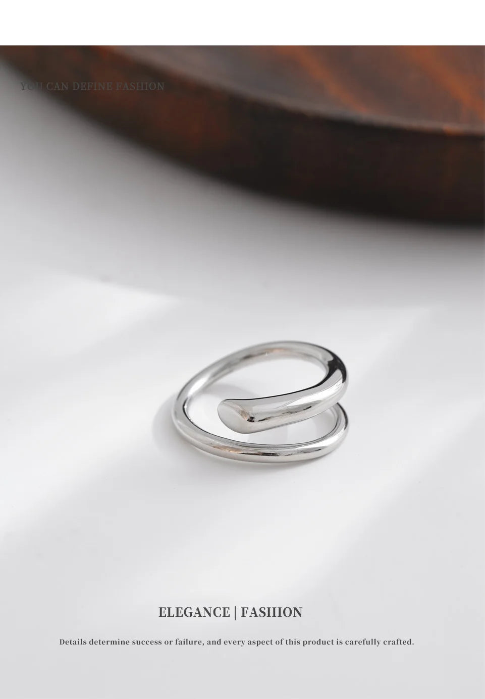 Structured Open Ring