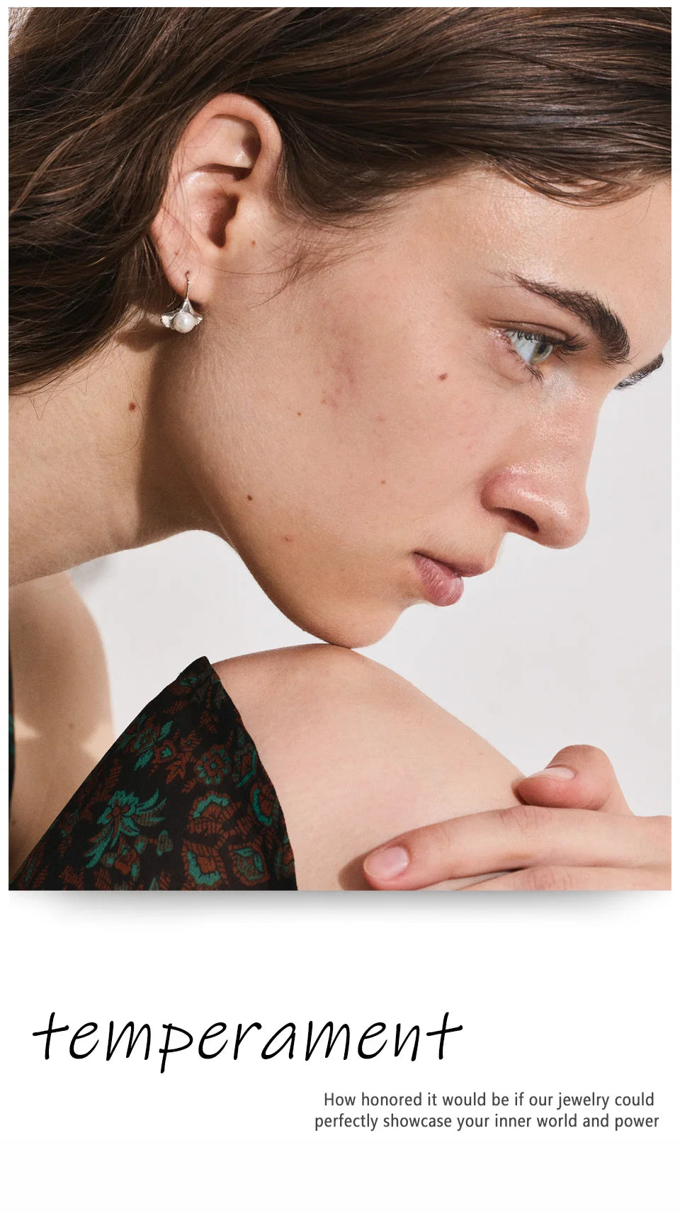 Silver Pearl Drop Earrings