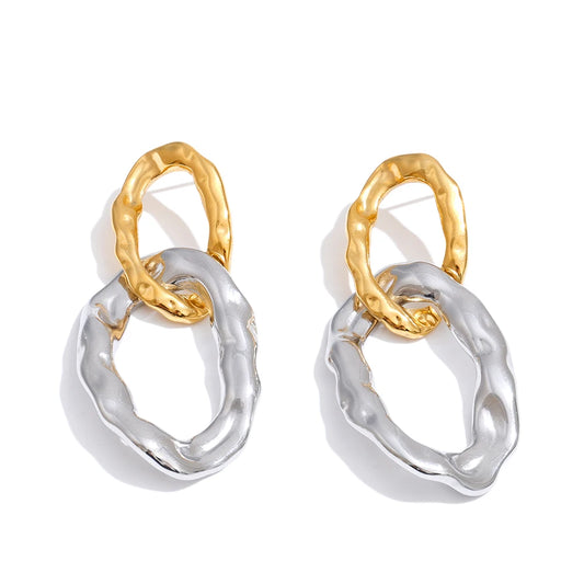 Dual Texture Earrings