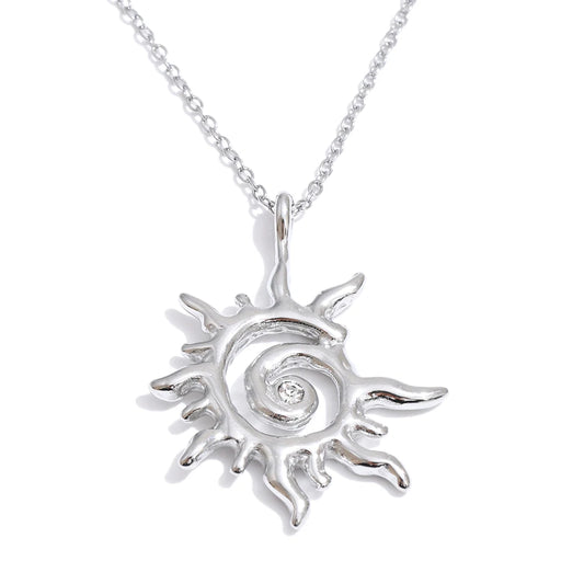 Sun Pendant Necklace