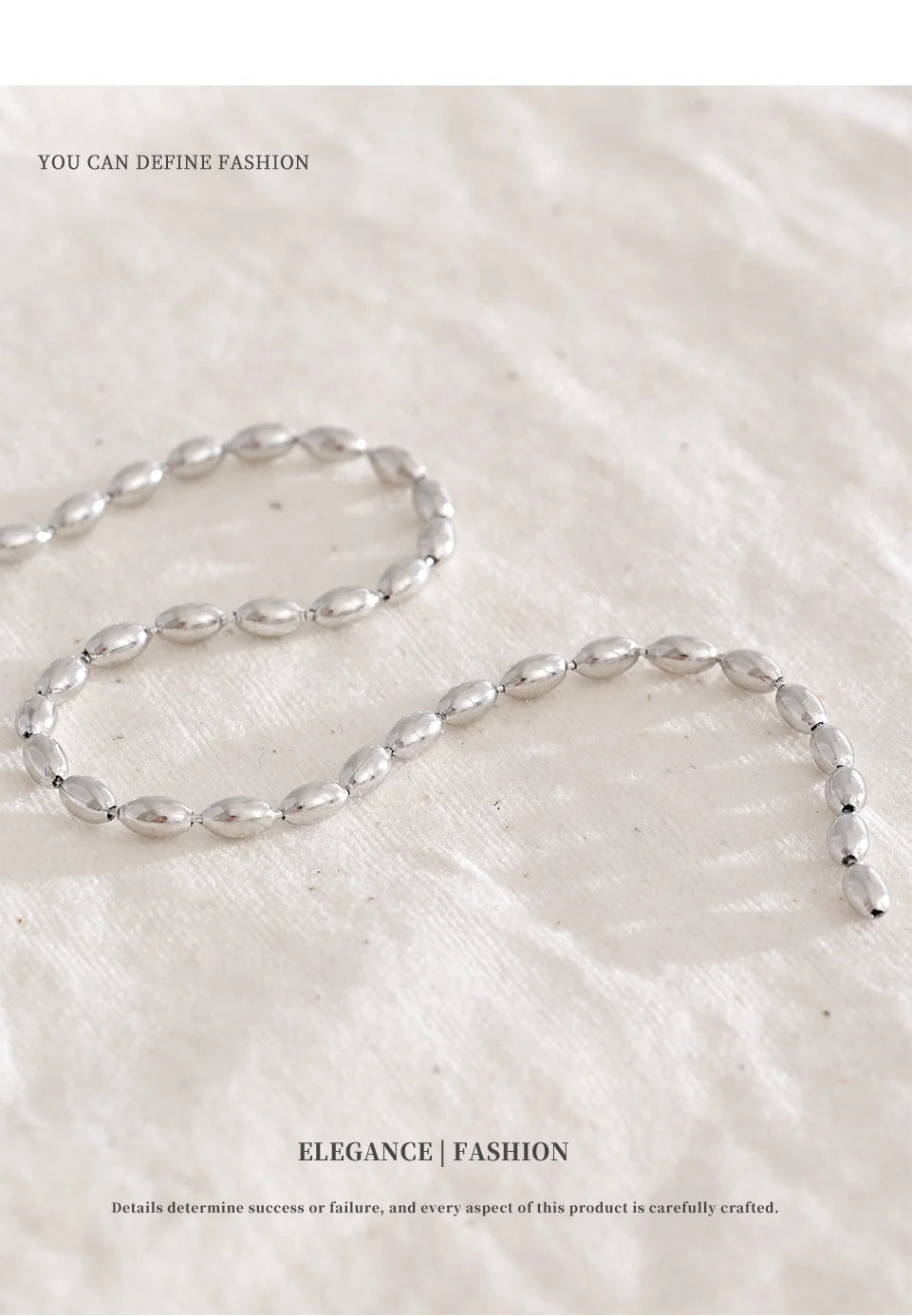 Minimal Layer Chain Necklace