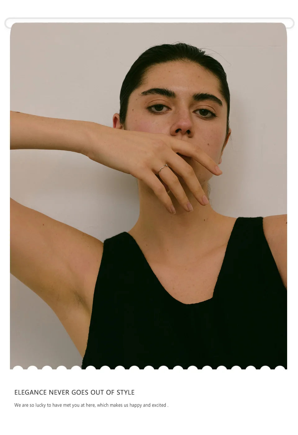 Minimal Silver Wave Ring