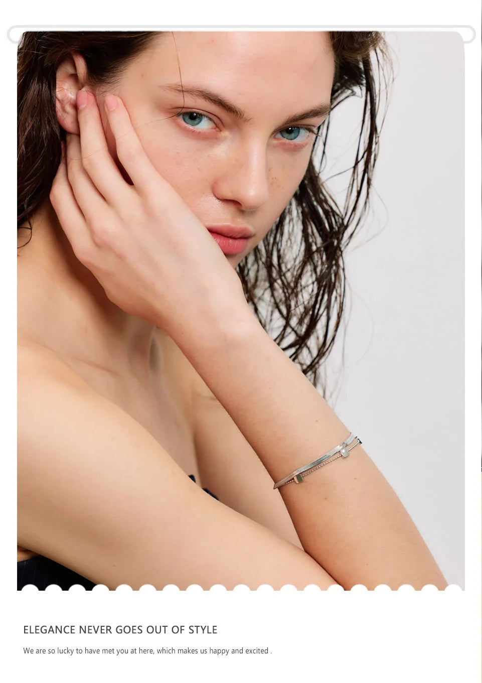 Adjustable Disc Bracelet