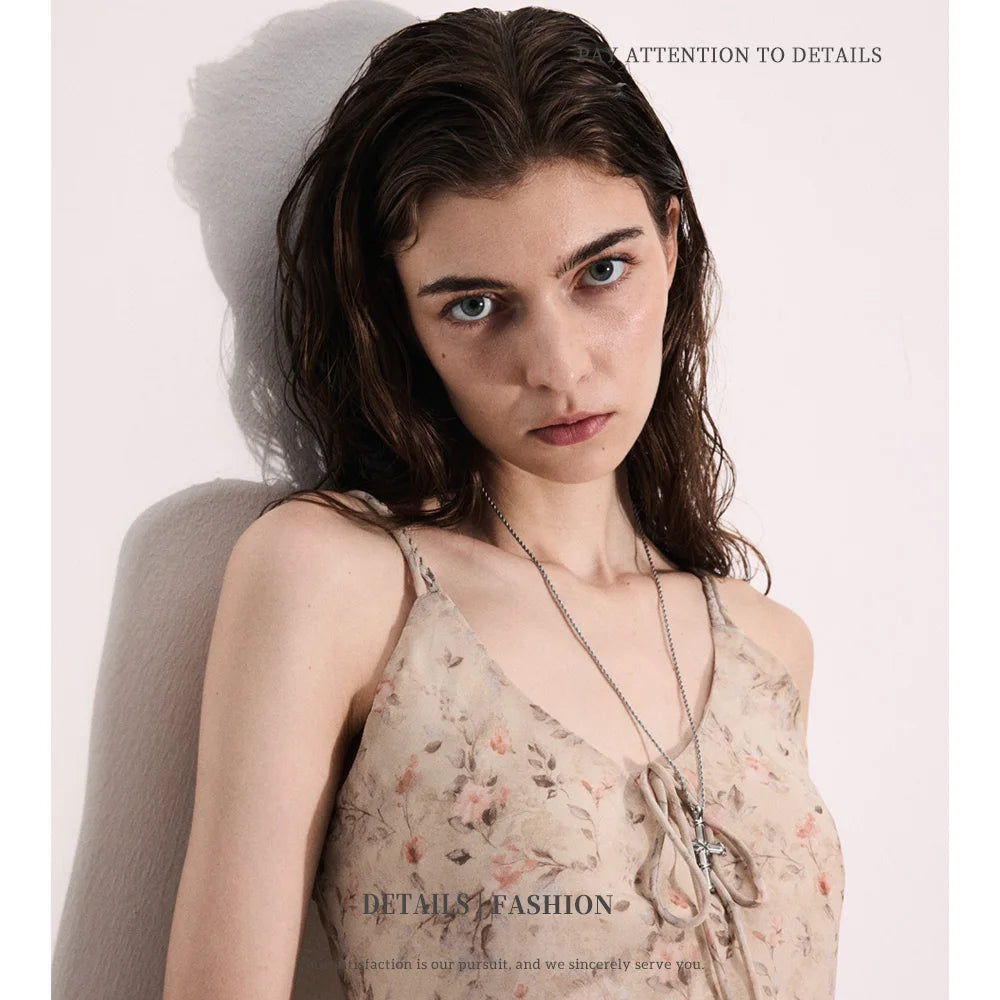 Cross Crystal Necklace