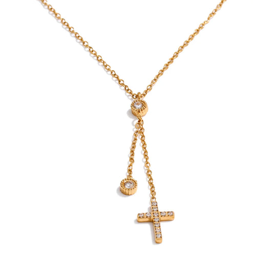 Cross Charm Necklace