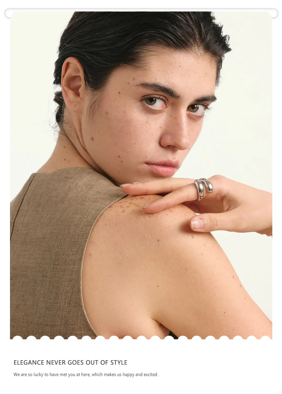 Structured Open Ring