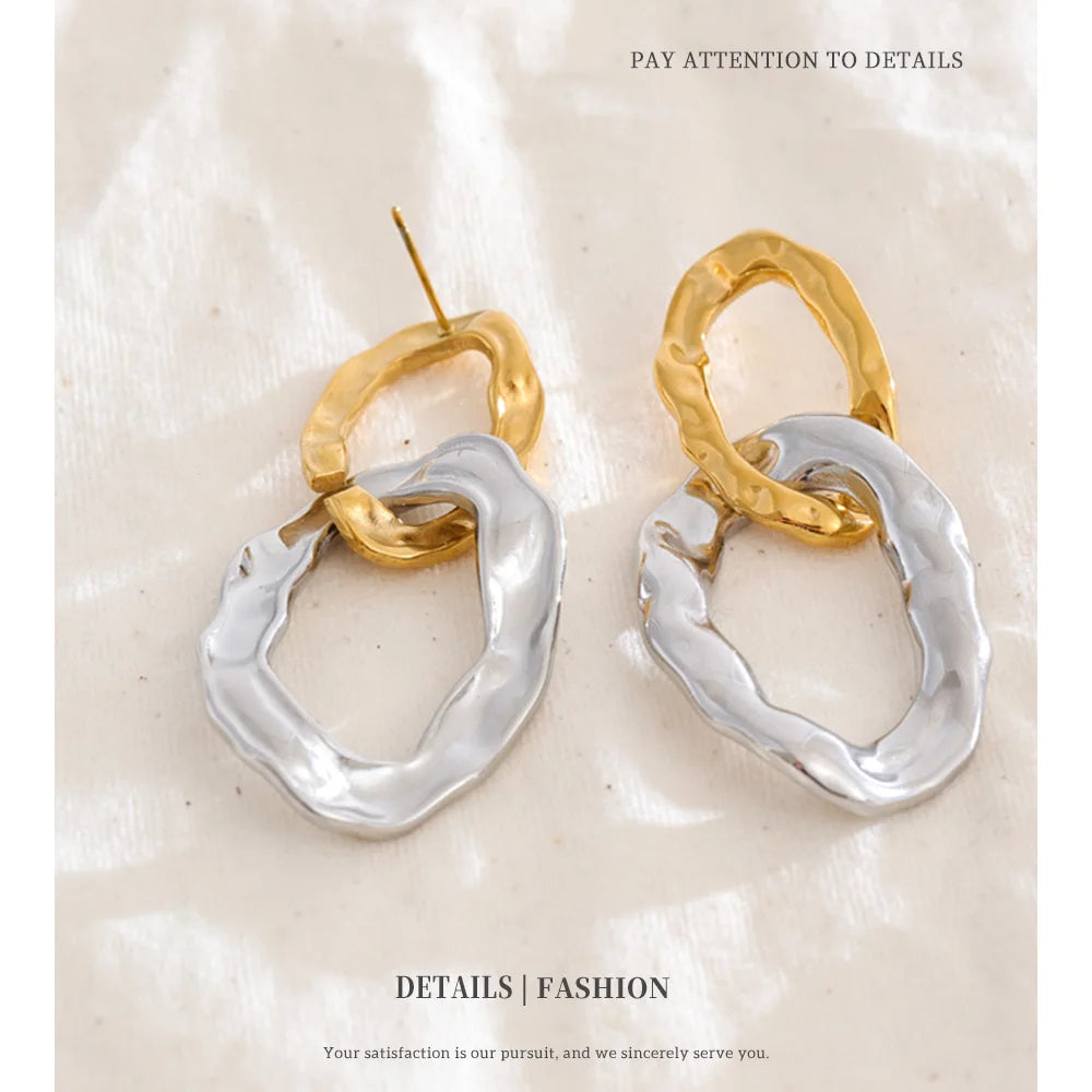 Dual Texture Earrings
