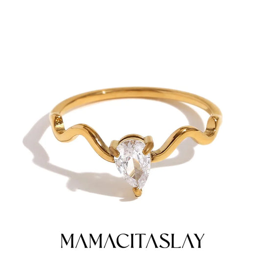 Princess Glow Solitaire Ring