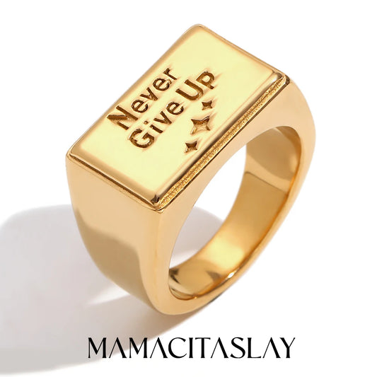 Never Give Up Power Ring