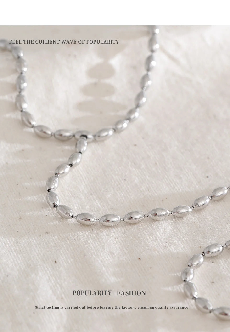 Minimal Layer Chain Necklace