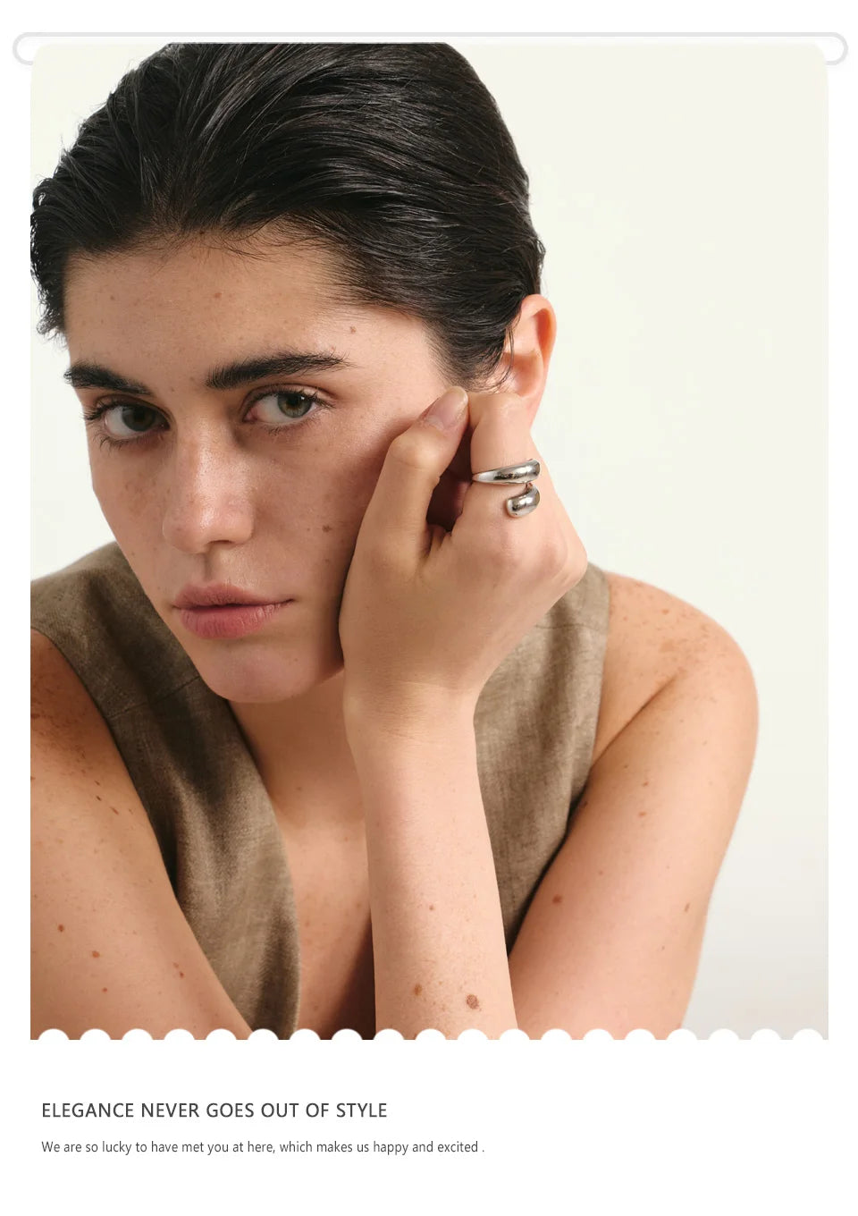 Structured Open Ring