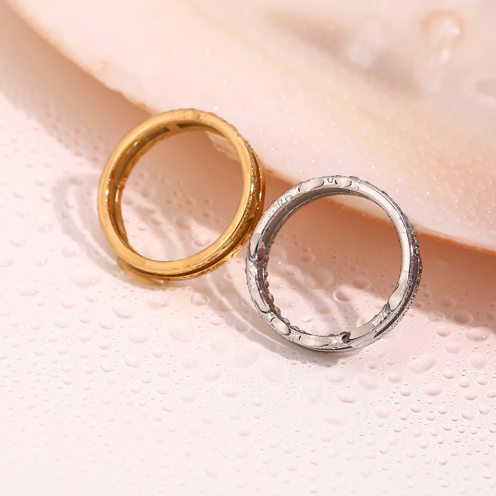 Diamond Line Eternity Band